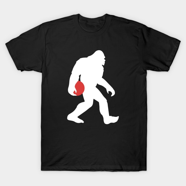 Bigfoot Bowler T-Shirt by produdesign